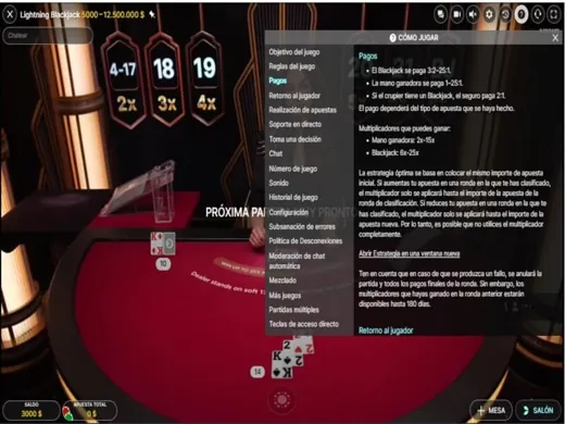 Lightning Blackjack