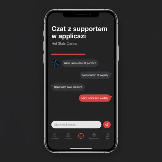 Czat z supportem w aplikacji